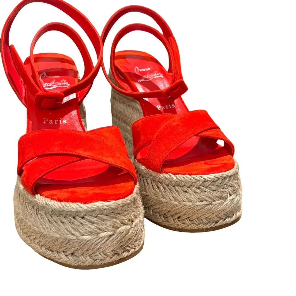 Christian Louboutin Mariza Zeppa 130 Sandals - Picture 3 of 4
